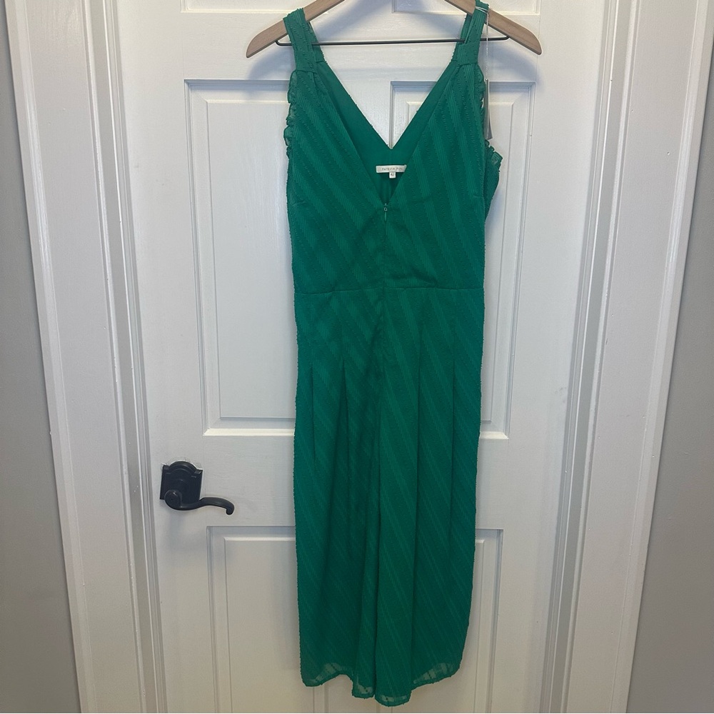 Patrizia Pepe‎ Vibrant Green Midi Romper